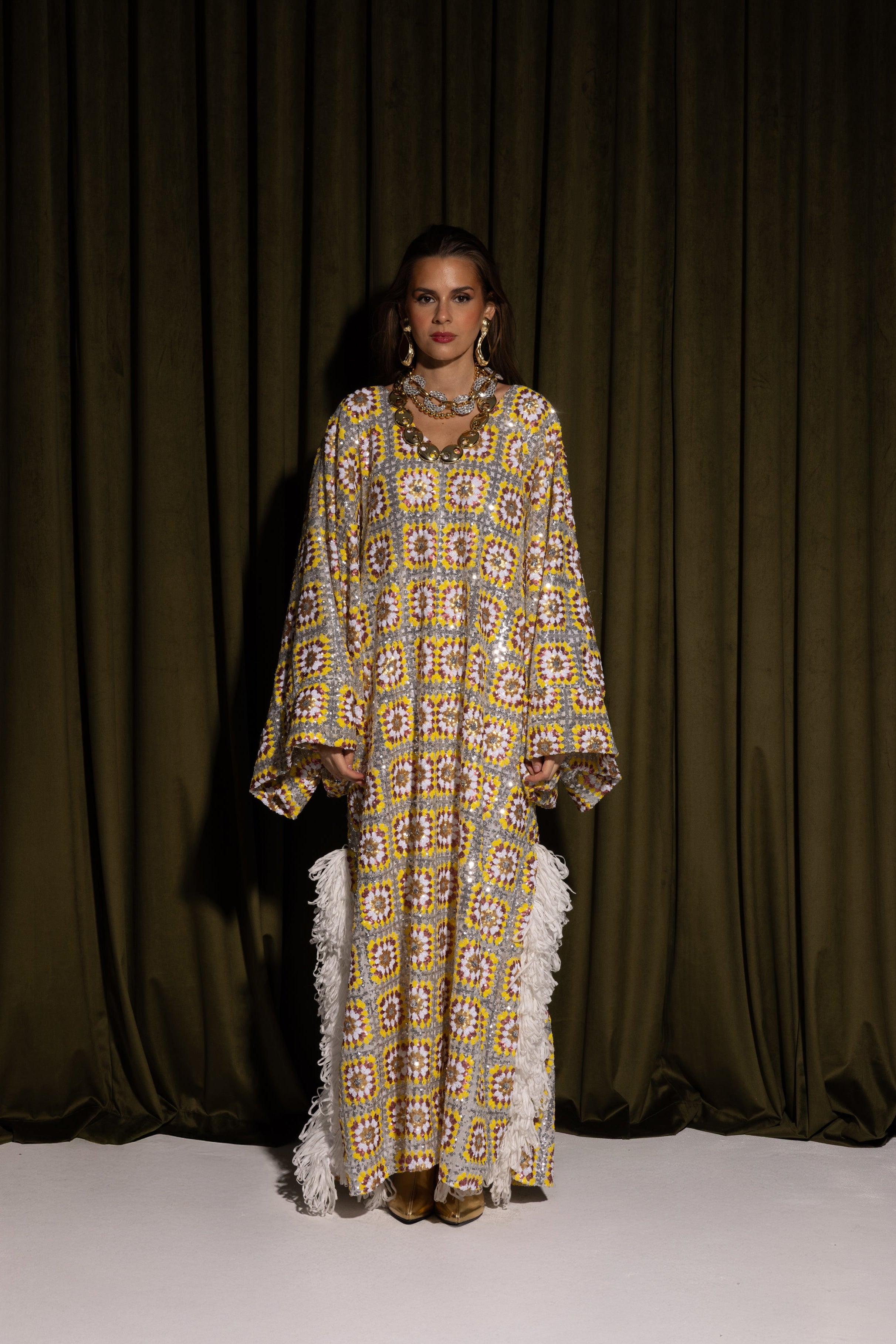 Crochet Sequin Yellow