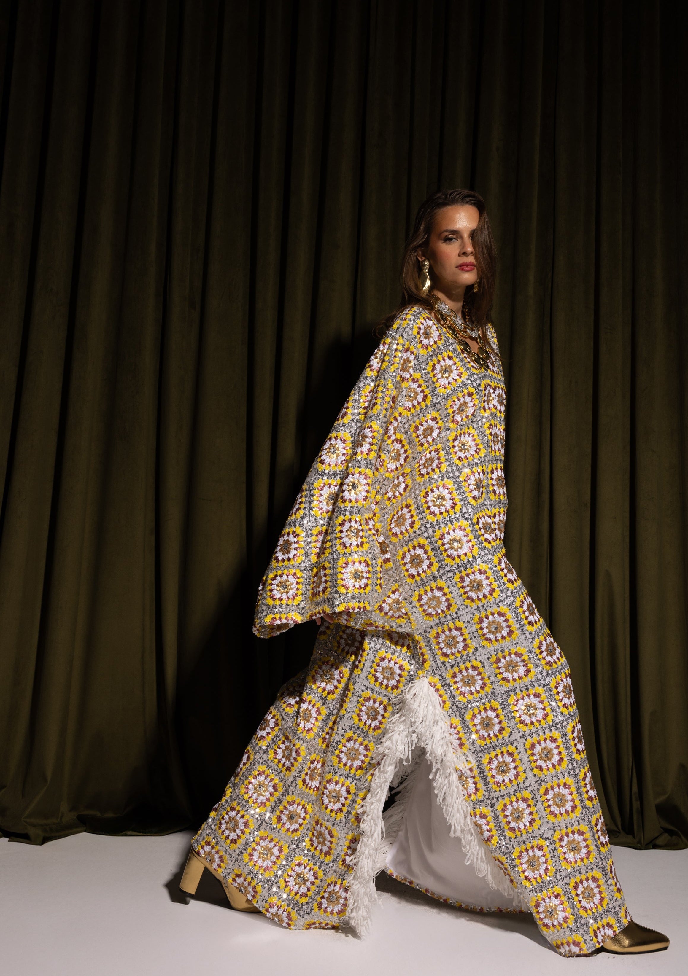 Crochet Sequin Yellow