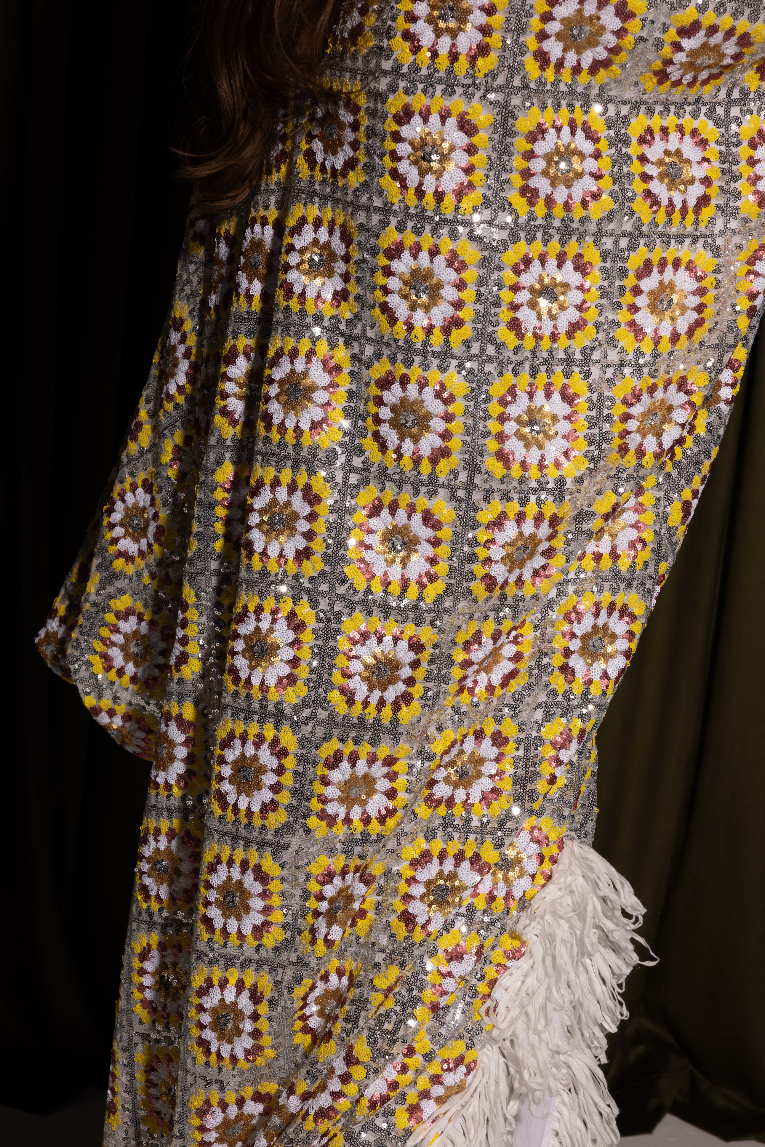 Crochet Sequin Yellow